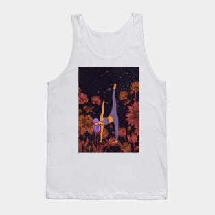 Yoga GIrls Floral Universe Tank Top